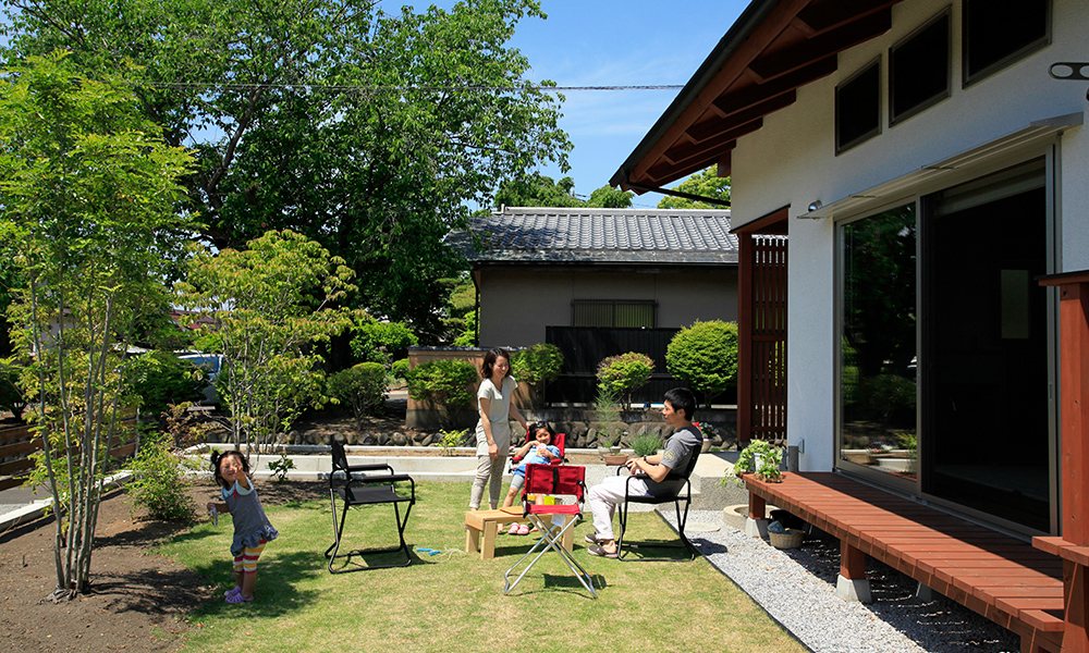 庭のある暮らし 暮らしを楽しむ 高崎 前橋 本庄で家を建てるなら 陽の栖 小林建設