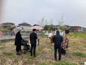 地鎮祭を行いました