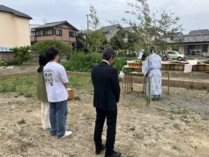 地鎮祭を行いました