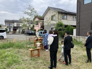 地鎮祭を行いました