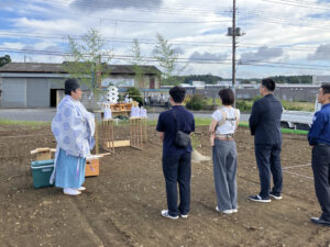 地鎮祭を行いました