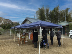 地鎮祭を行いました