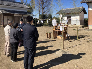 地鎮祭を行いました