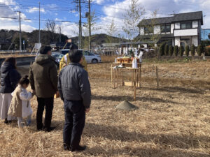 地鎮祭を行いました