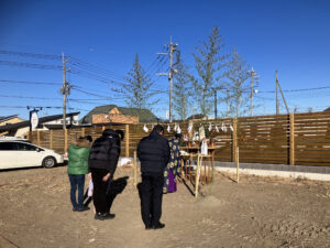 地鎮祭を行いました